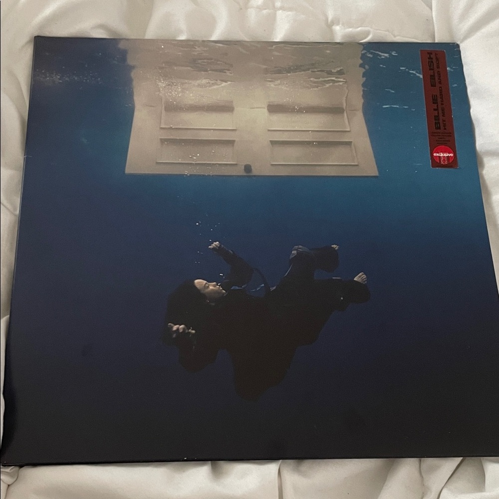 Billie Eilish Dark Blue Album Cover